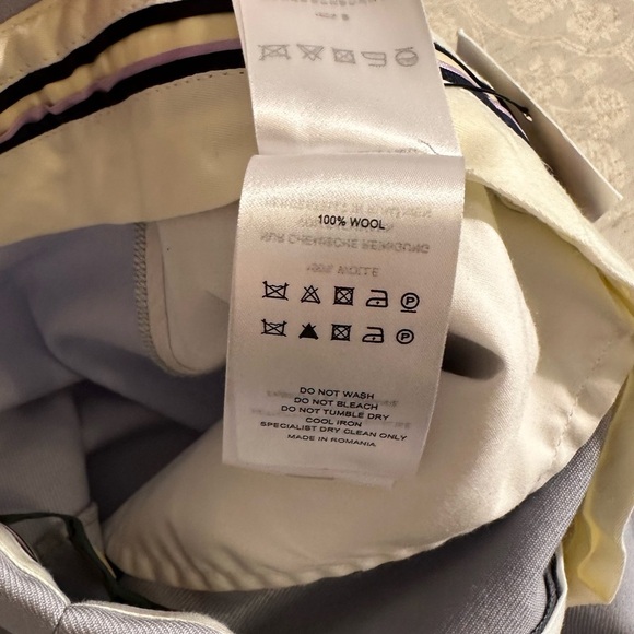 Alexa Chung Relaxed Tailored Trousers in Light Blue – New with Tags 100% Wool - Picture 2 of 8